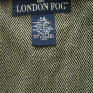 LONDON FOG TRENCH COAT